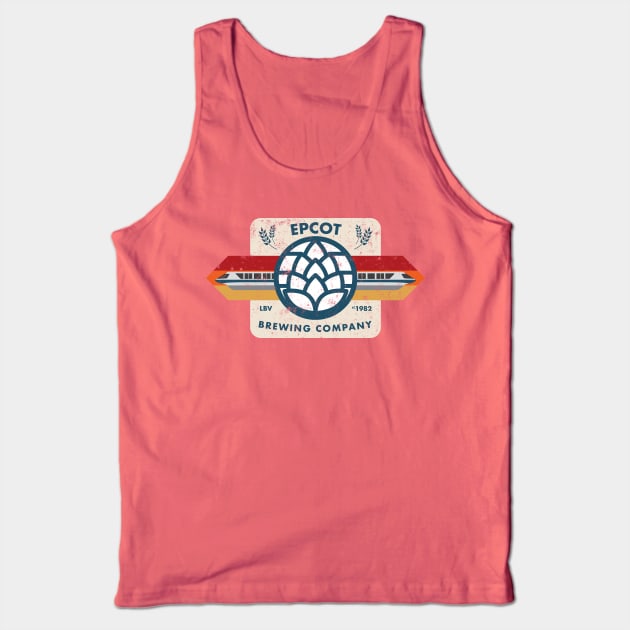 Epcot Brewing Co. v3 Tank Top by duckandbear